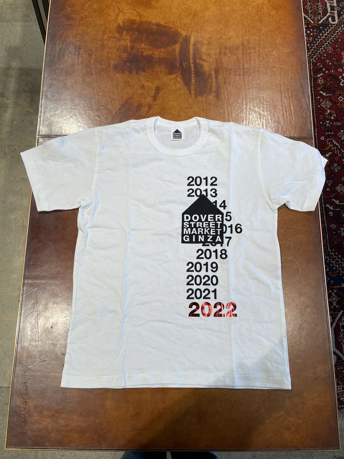 Dover Street Market Dsmg 10th Anniversary Tee Sample Hoodie, Sweatshirt | FlexRushtees.com