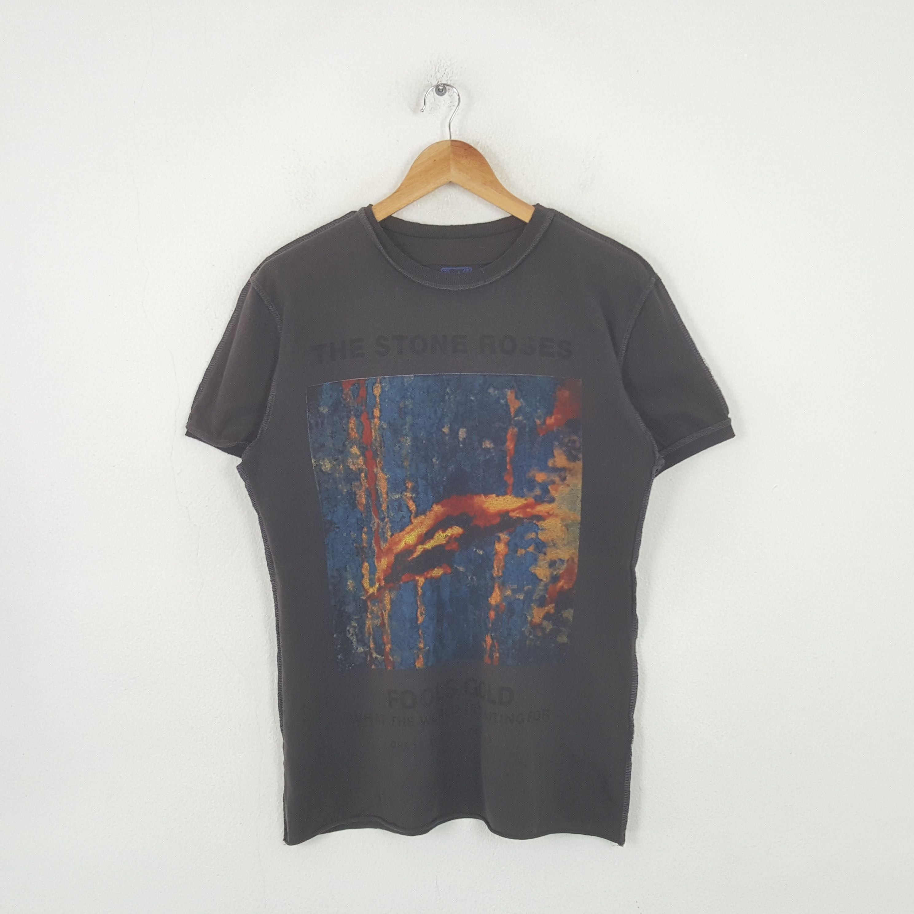 Band Tees Vintage The Stone Roses Fools Gold Promo Tshirt Rr6 Hoodie, Sweatshirt | FlexRushtees.com