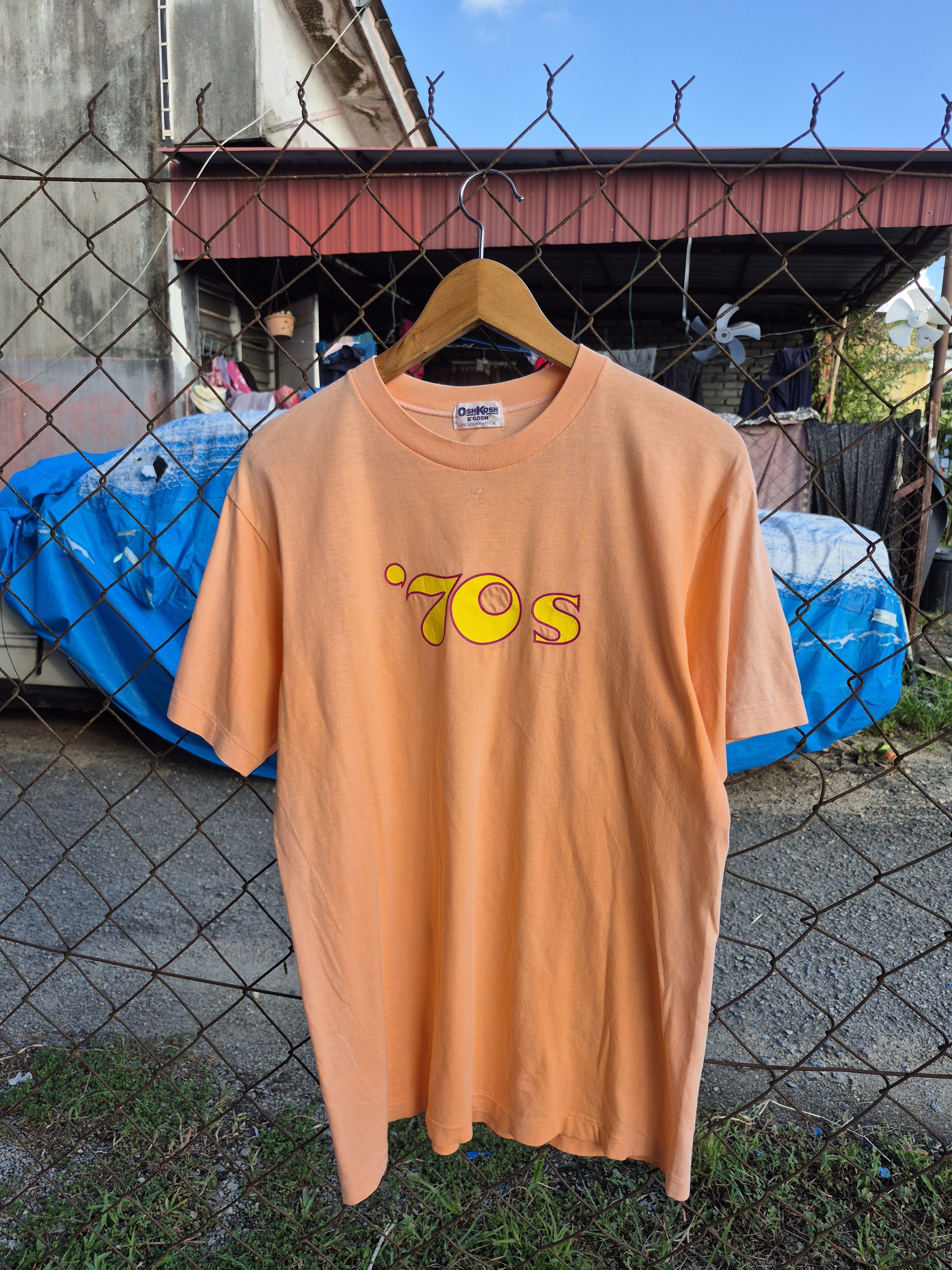 Rare Vintage Oshkosh 70s Sunfaded Tee