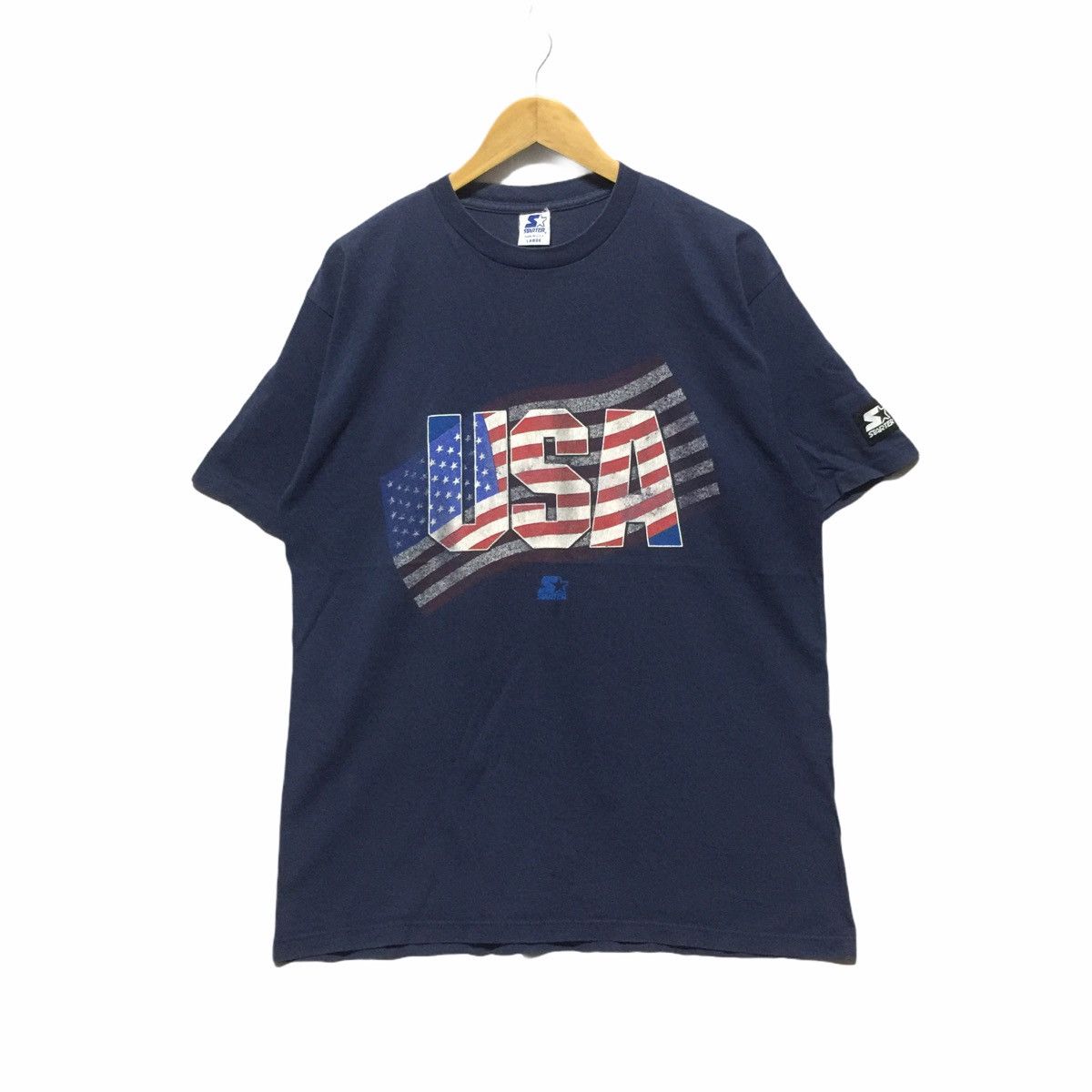 Starter X Vintage Vintage Starter Usa T Shirt Usa Flag