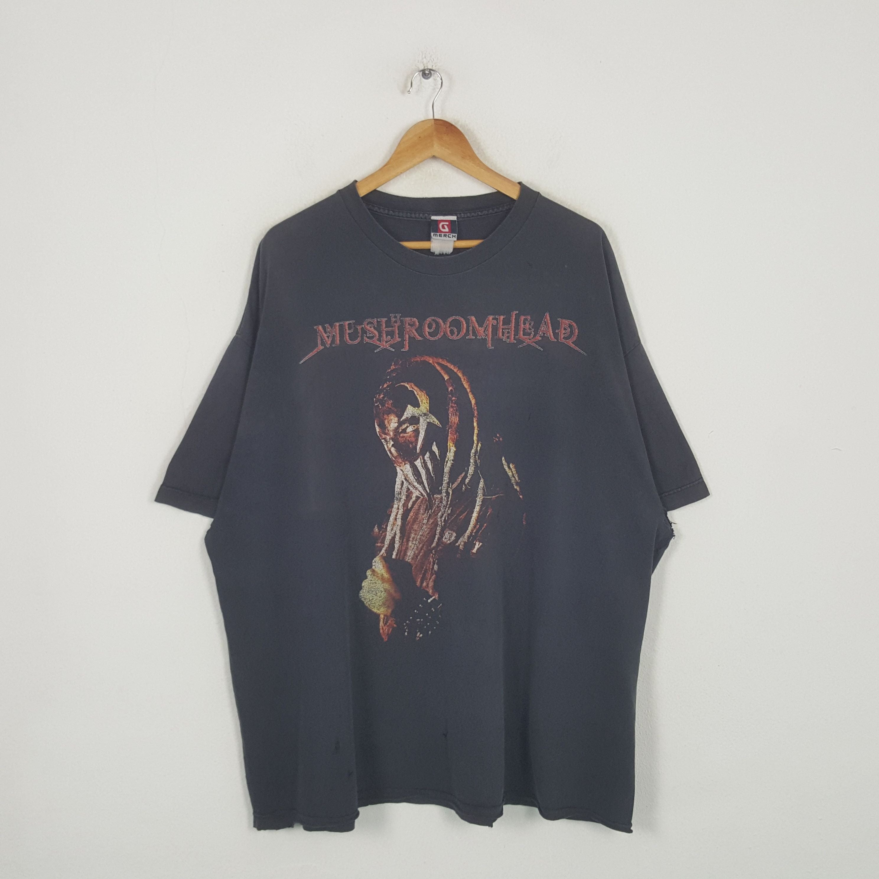 Band Tees Vintage Mushroom Head American Heavy Metal Tshirt Rr1