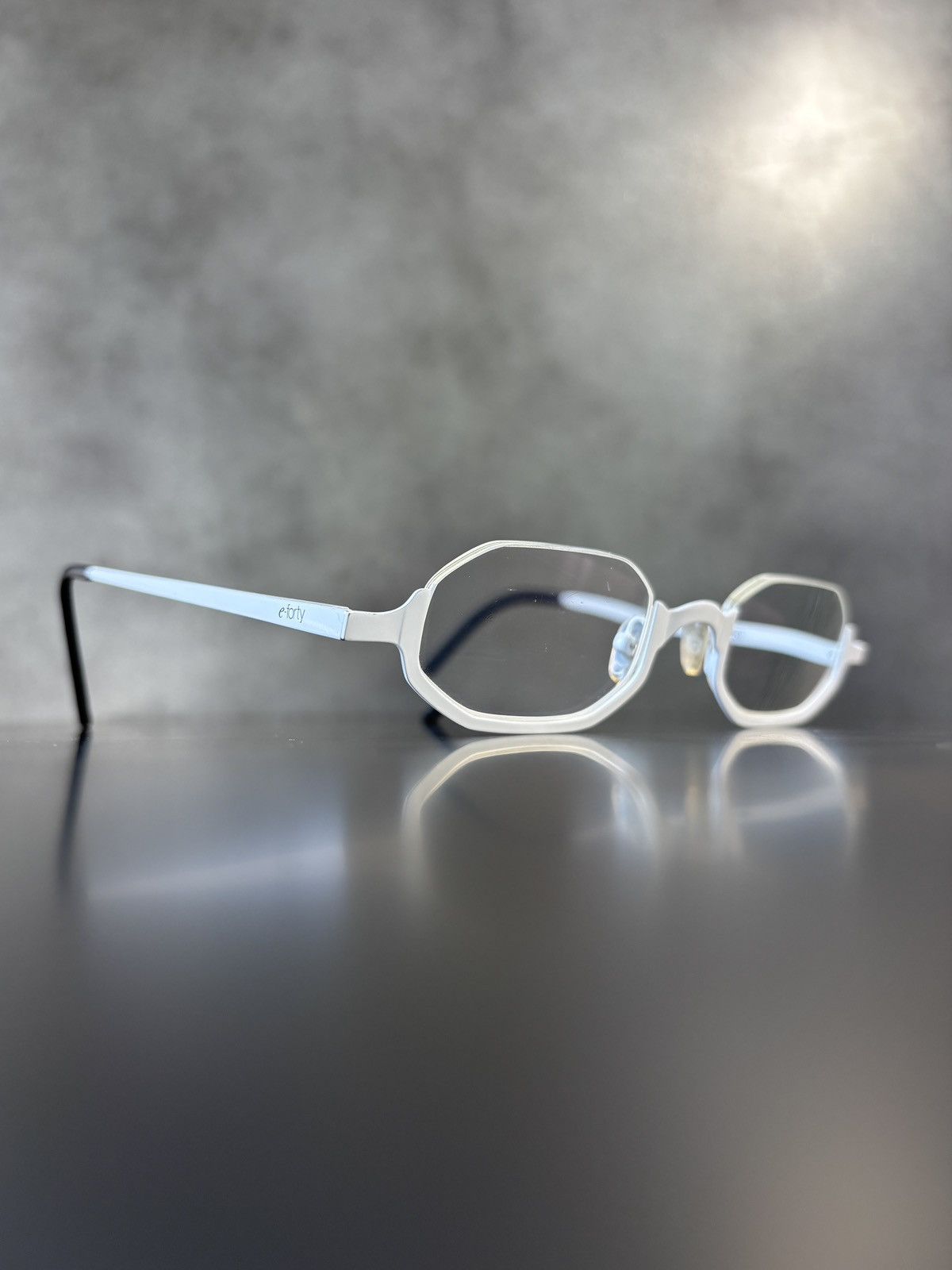 Other Alain Afflelou Eyeglasses Metal Half Rim Frames Drop E Forty