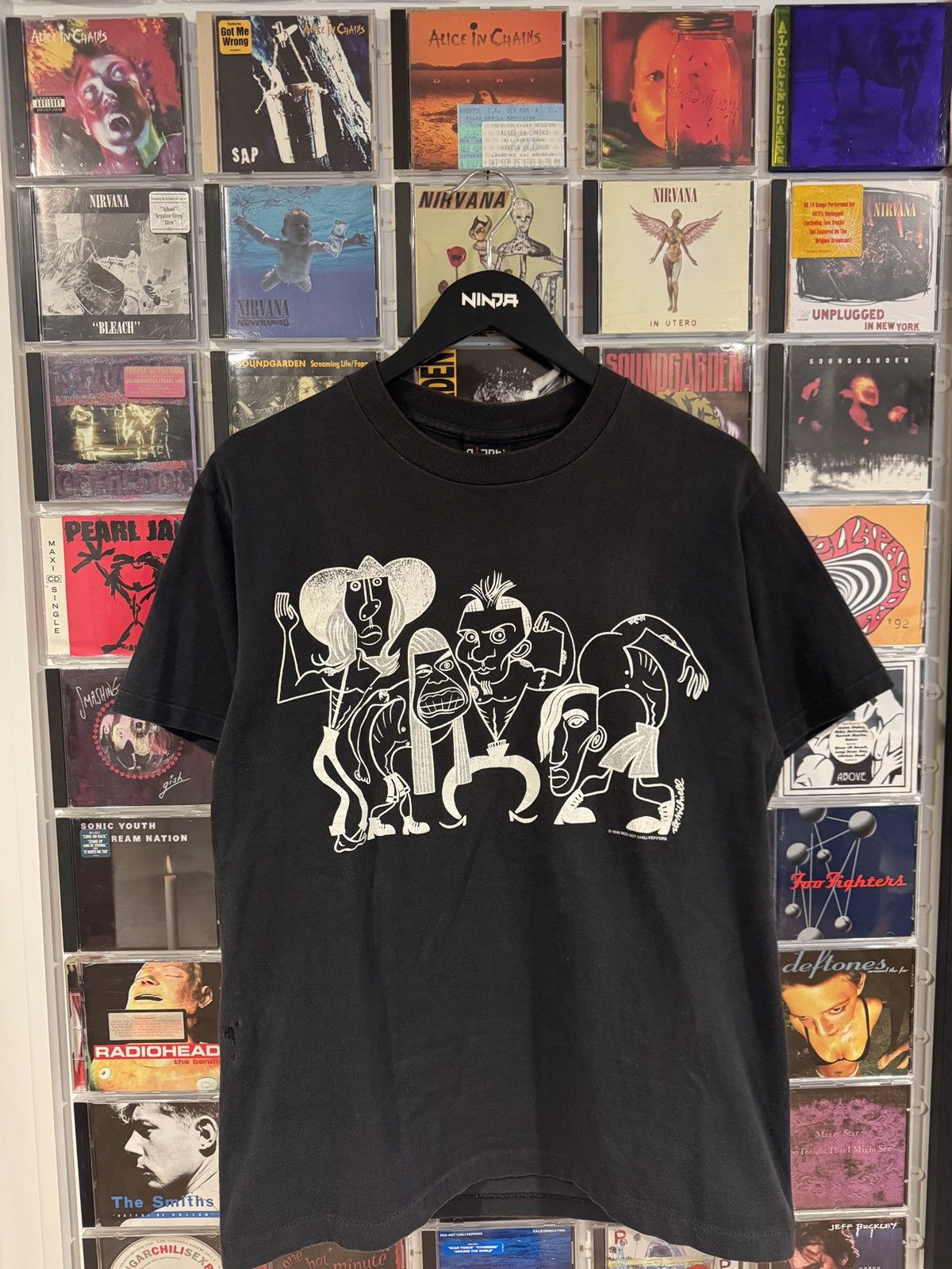 Band Tees Red Hot Chili Peppers 1990 Picasso Shirt Hoodie, Sweatshirt | FlexRushtees.com