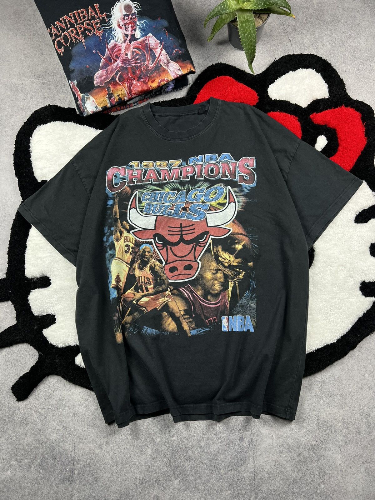 Vintage Chicago Bulls Nba Champions 1997 Retro Bootleg Tee Hoodie, Sweatshirt | FlexRushtees.com