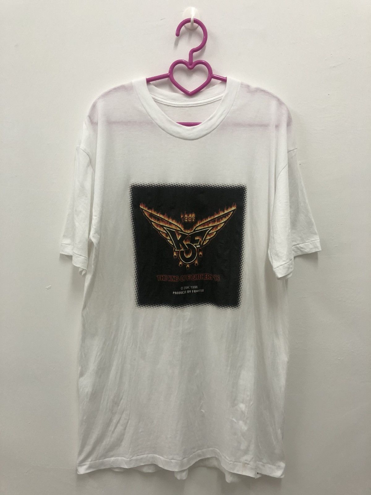 The Game Rare 90s Vintage The King Of Fighters 1996 Snk Kof Promo Tee