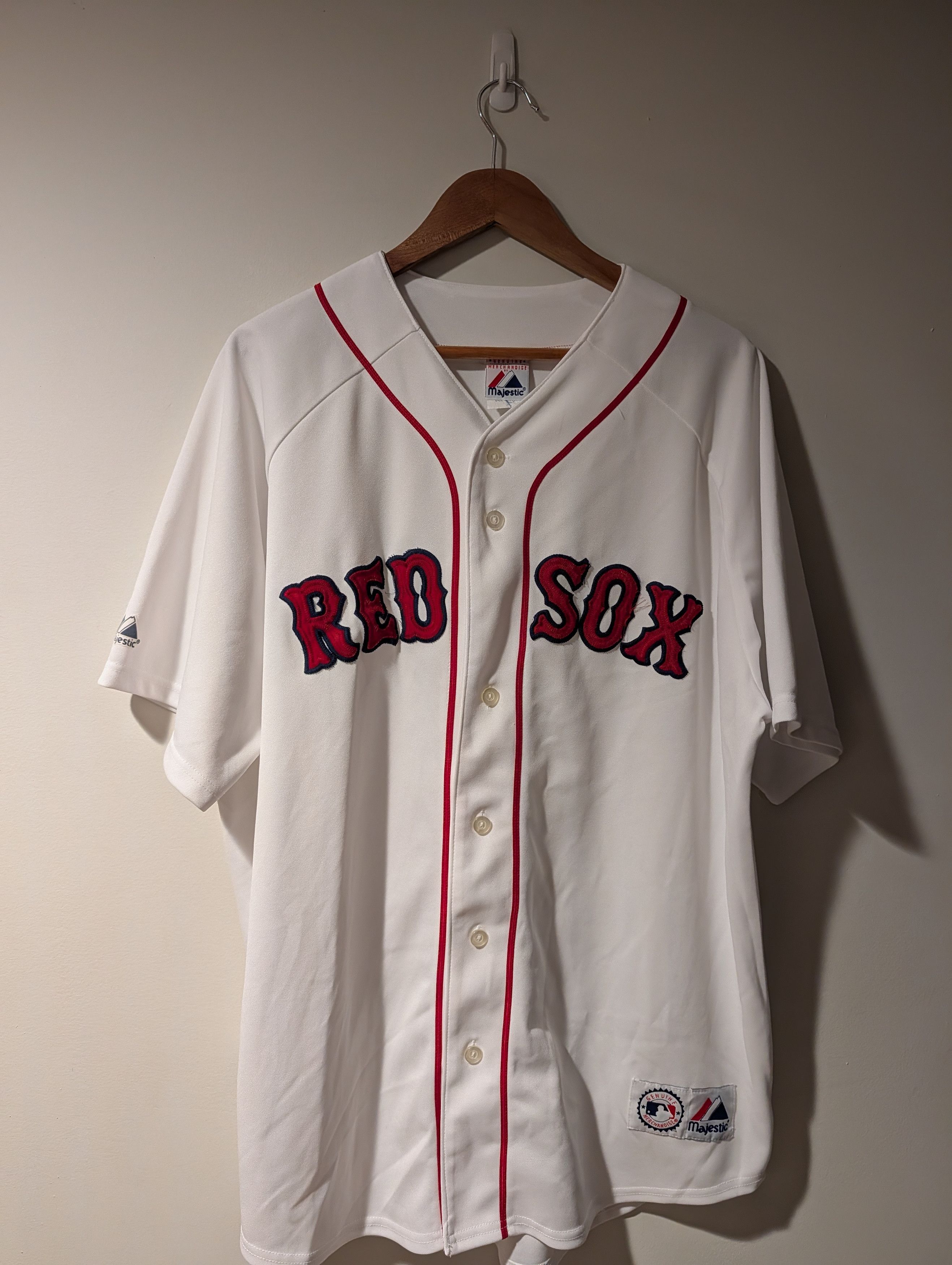 Mlb Vintage 90s Boston Red Sox Blank Essential Mlb Jersey