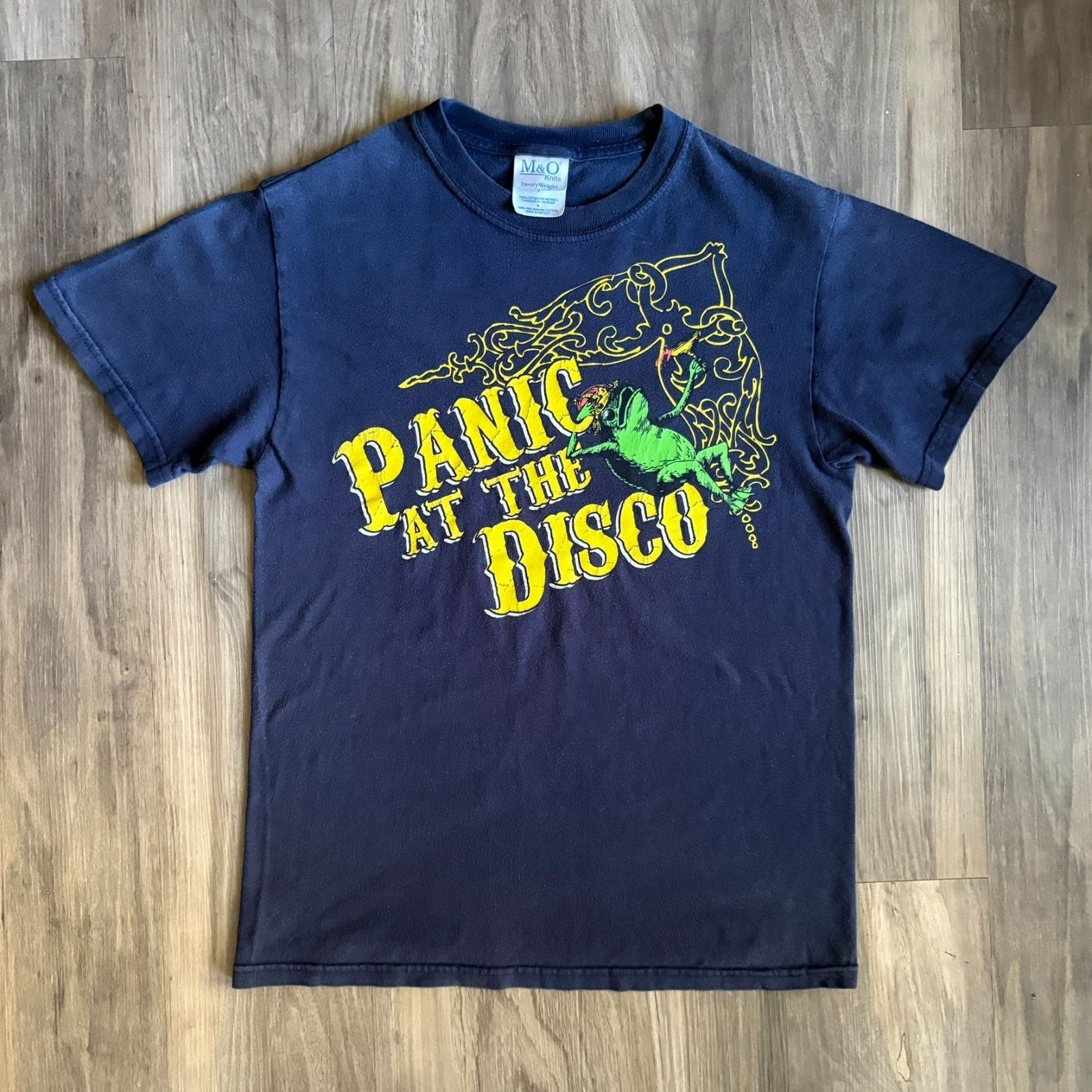 Vintage Panic At The Disco Band T Shirt Frog Blue Size S Hoodie, Sweatshirt | FlexRushtees.com