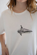 Vintage Shark Tee Ocean Power Streetwear Bite
