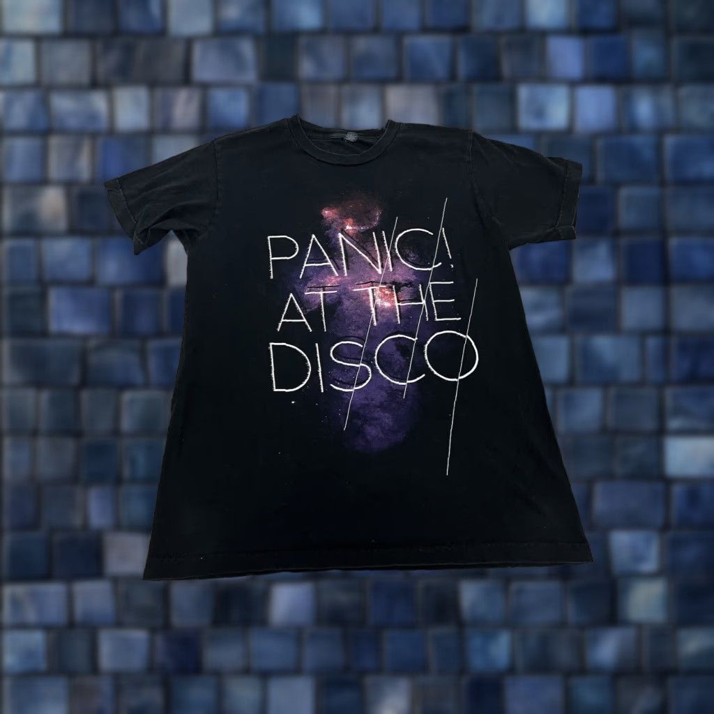 Tultex Panic At The Disco Shirt Womens Medium Black Cotton Graphic Tee Concert Ladies Hoodie, Sweatshirt | FlexRushtees.com