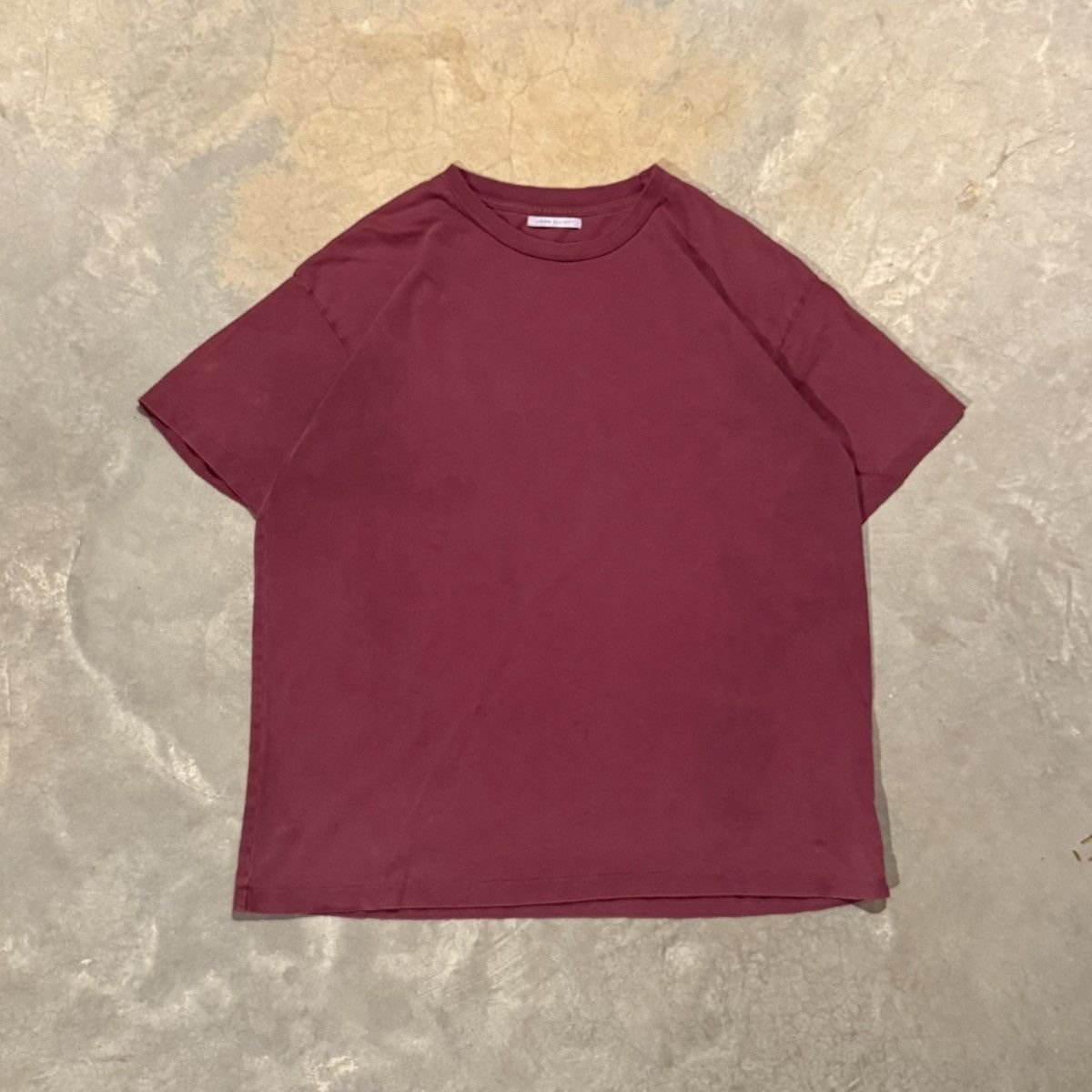Elliott John Elliott Overdyed Faded University Tee Red Hoodie, Sweatshirt | FlexRushtees.com