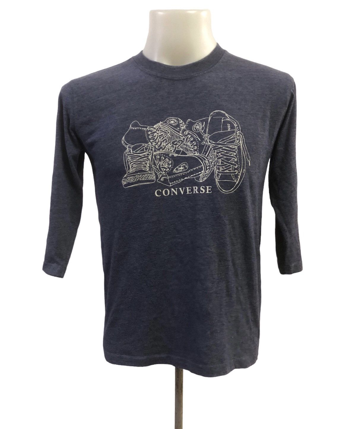 Converse Three Quarter Sleeve T Shirt Hoodie, Sweatshirt | FlexRushtees.com