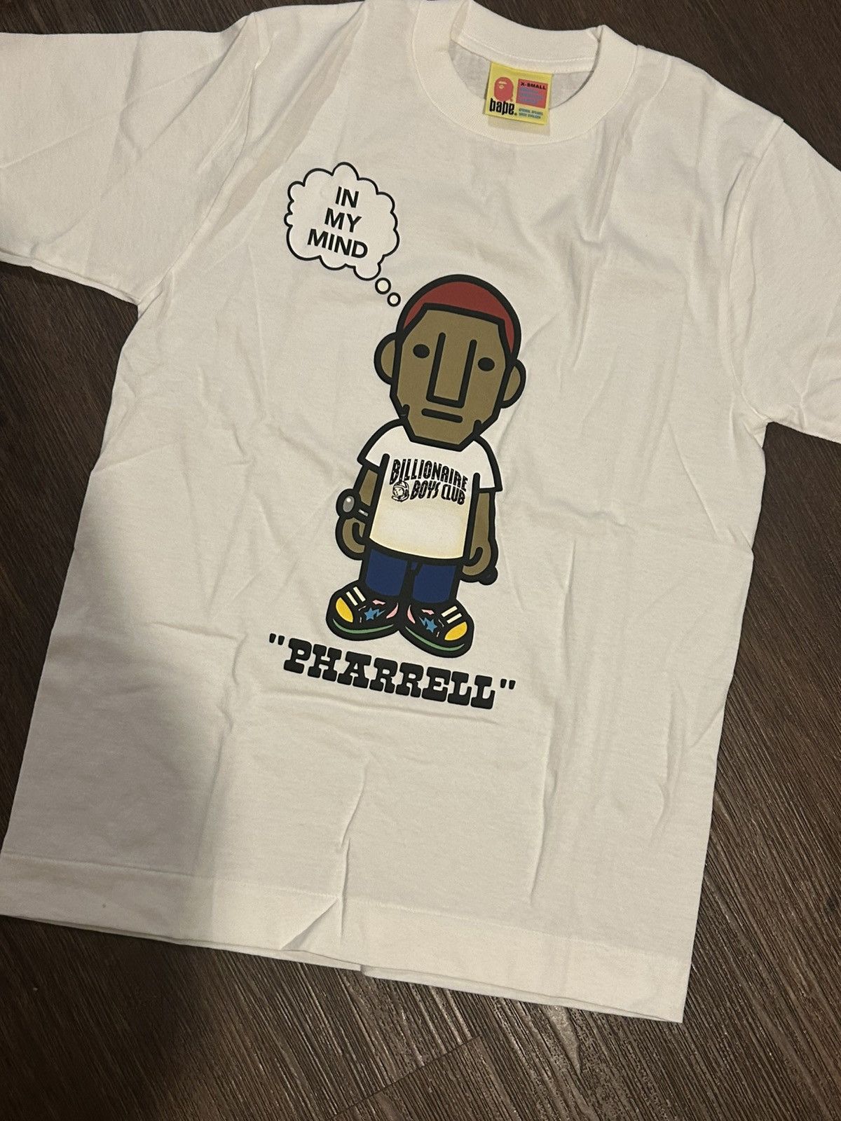Bape Pharrell In My Mind Promo Tee Hoodie, Sweatshirt | FlexRushtees.com
