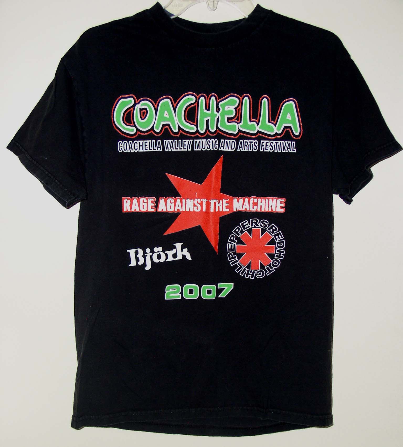Coachella Concert Shirt 2007 Rage Against Machine Bjork Hoodie, Sweatshirt | FlexRushtees.com