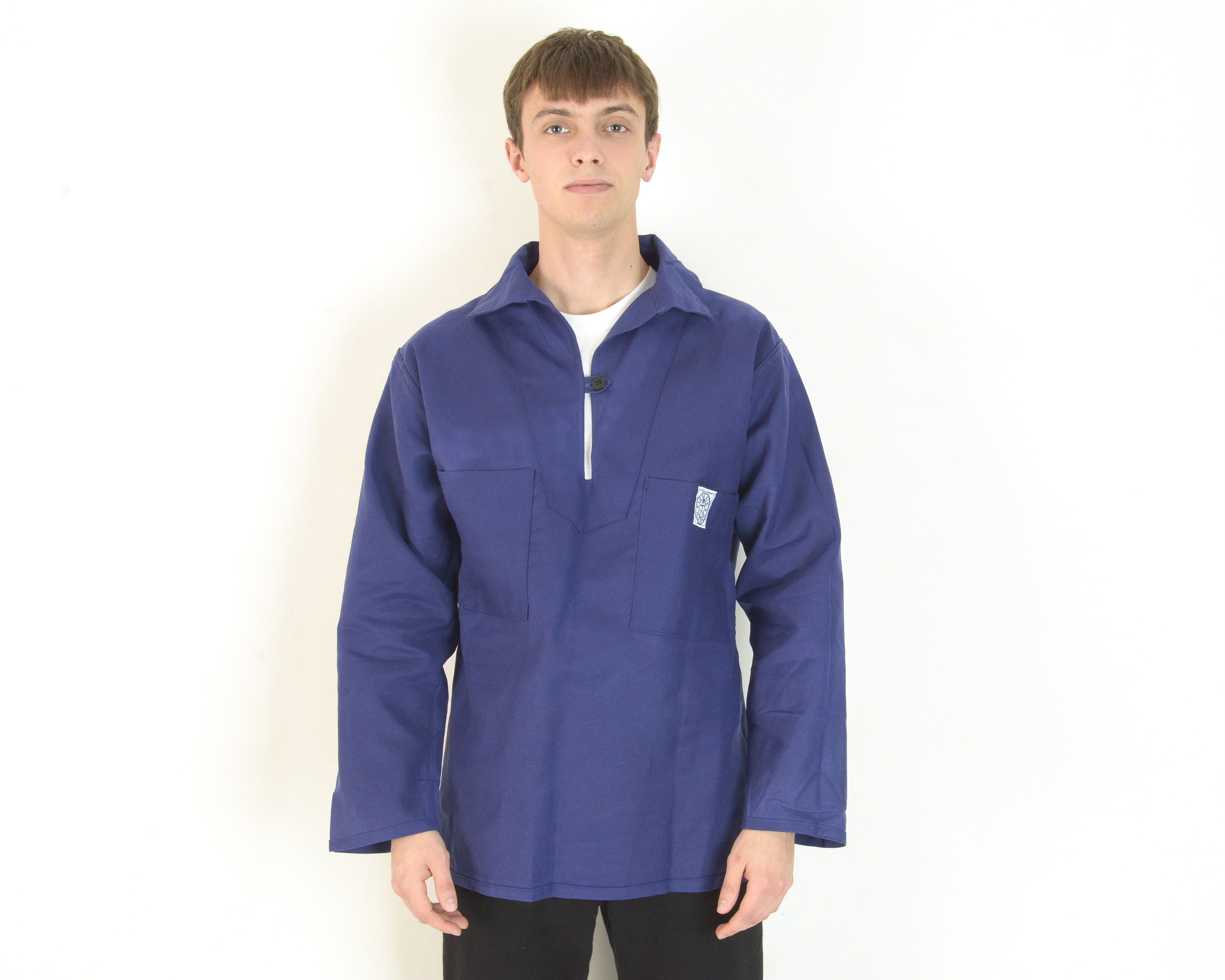 Laboureur Le Glazik French Sailor Smock Shirt 70s S Pullover Anorak Xs Hoodie, Sweatshirt | FlexRushtees.com