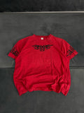 Vintage Y2k Tribal Tee T Shirt Cyber Goth Punk Emo Skate
