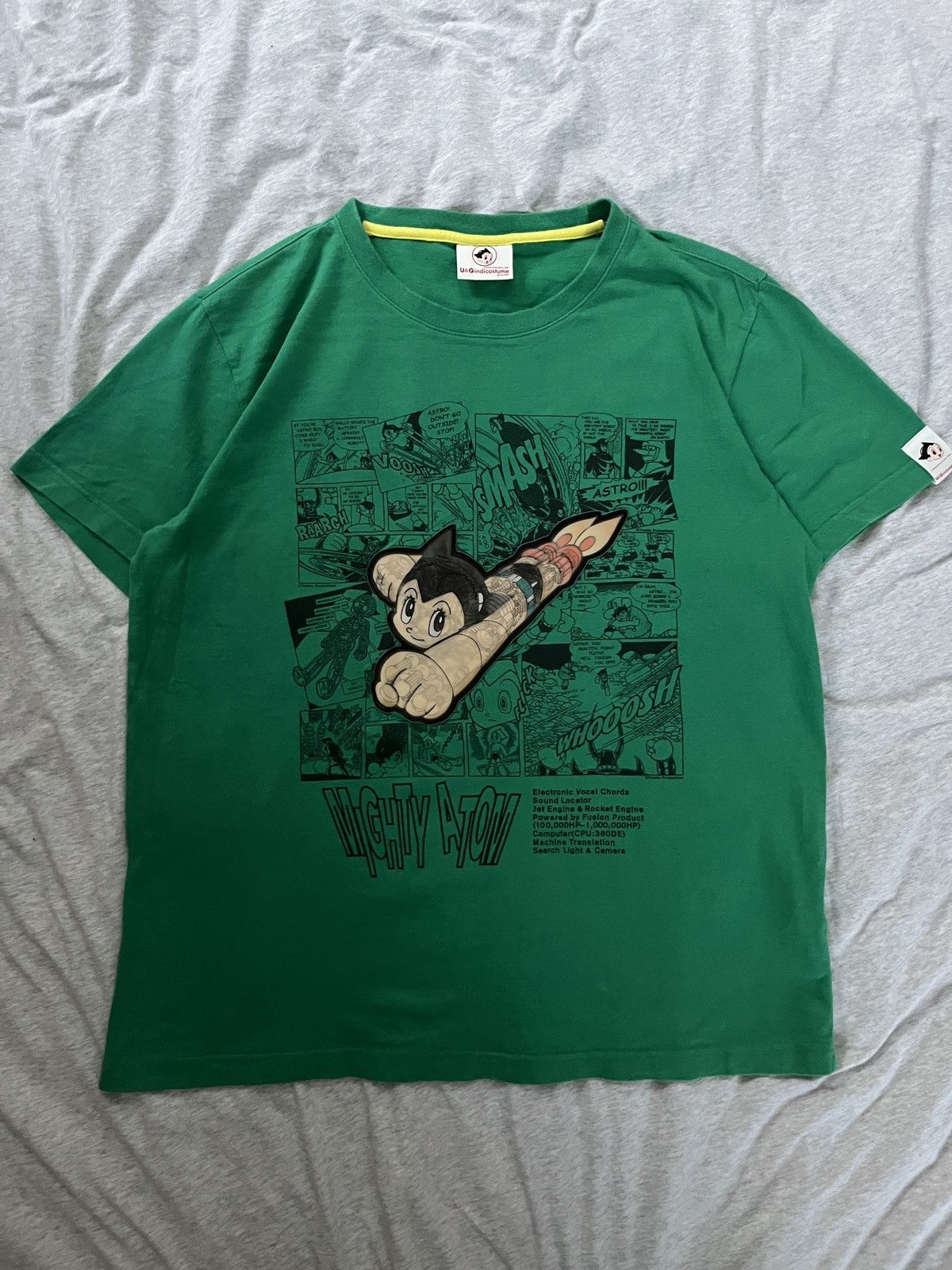 Japanese Brand Vintage Astroboy Holo Tee Hoodie, Sweatshirt | FlexRushtees.com