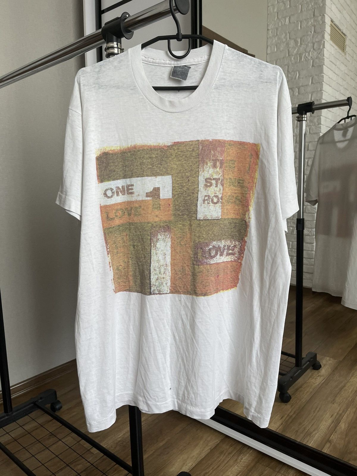 Band Tees 1992 The Stone Roses One Love Vintage Band T Shirt Tee Hoodie, Sweatshirt | FlexRushtees.com