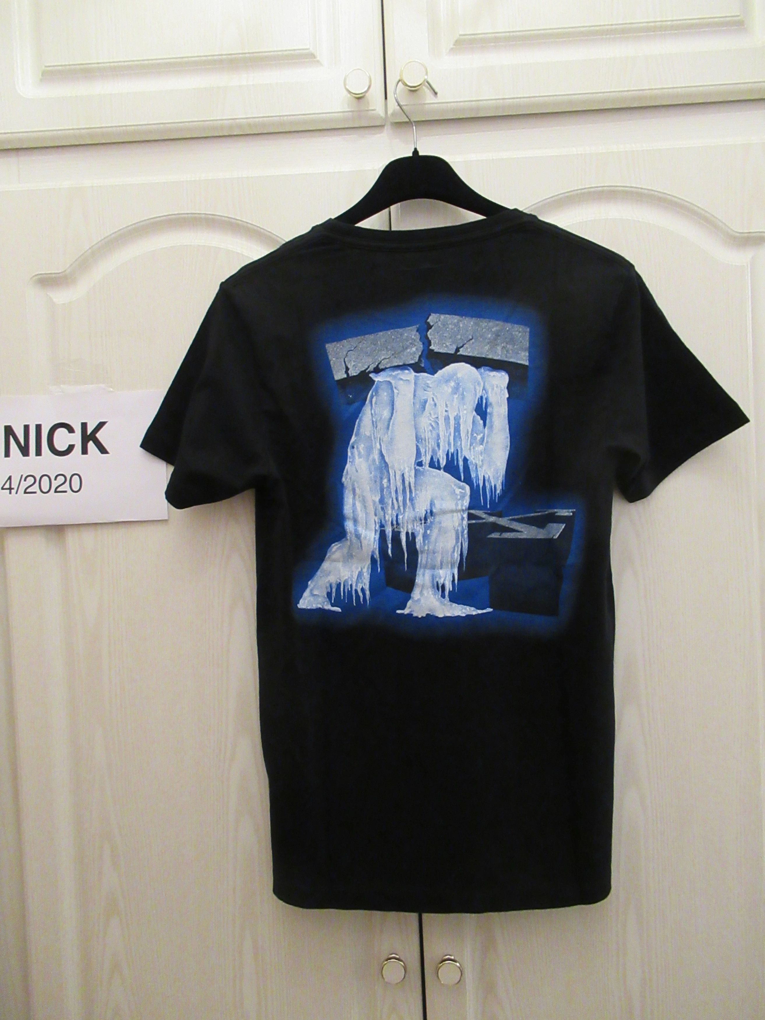 White Off White Iceman Arrows Tee Virgil Impressionism Xs Hoodie, Sweatshirt | FlexRushtees.com
