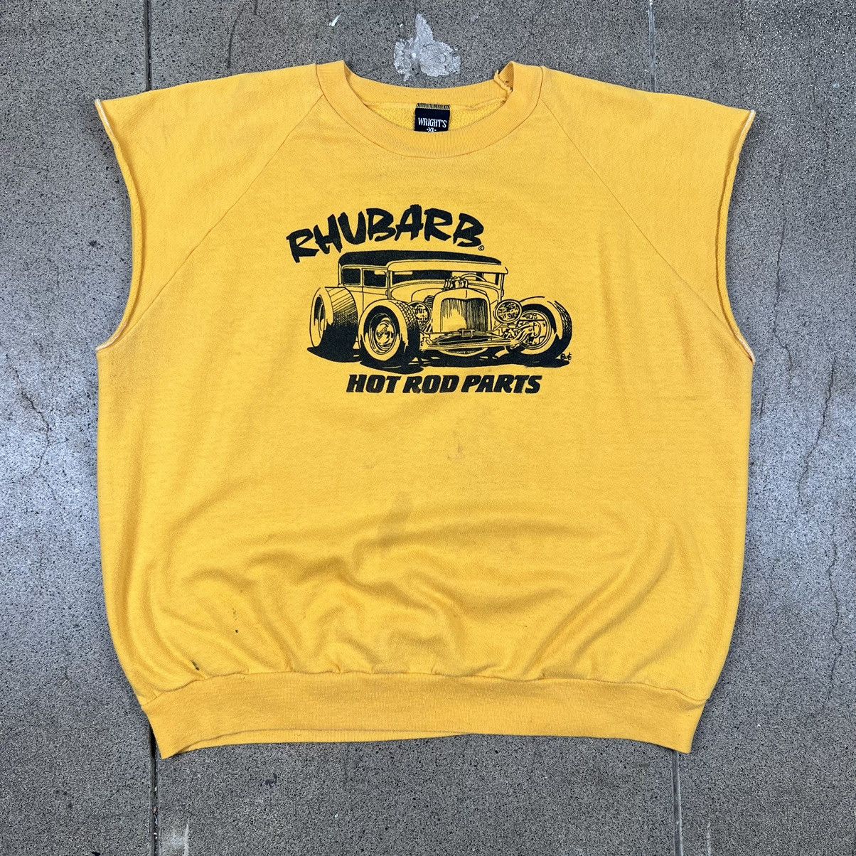 Vintage 70s Shirt Sleeve Hot Rod Raglan Sweatshirt