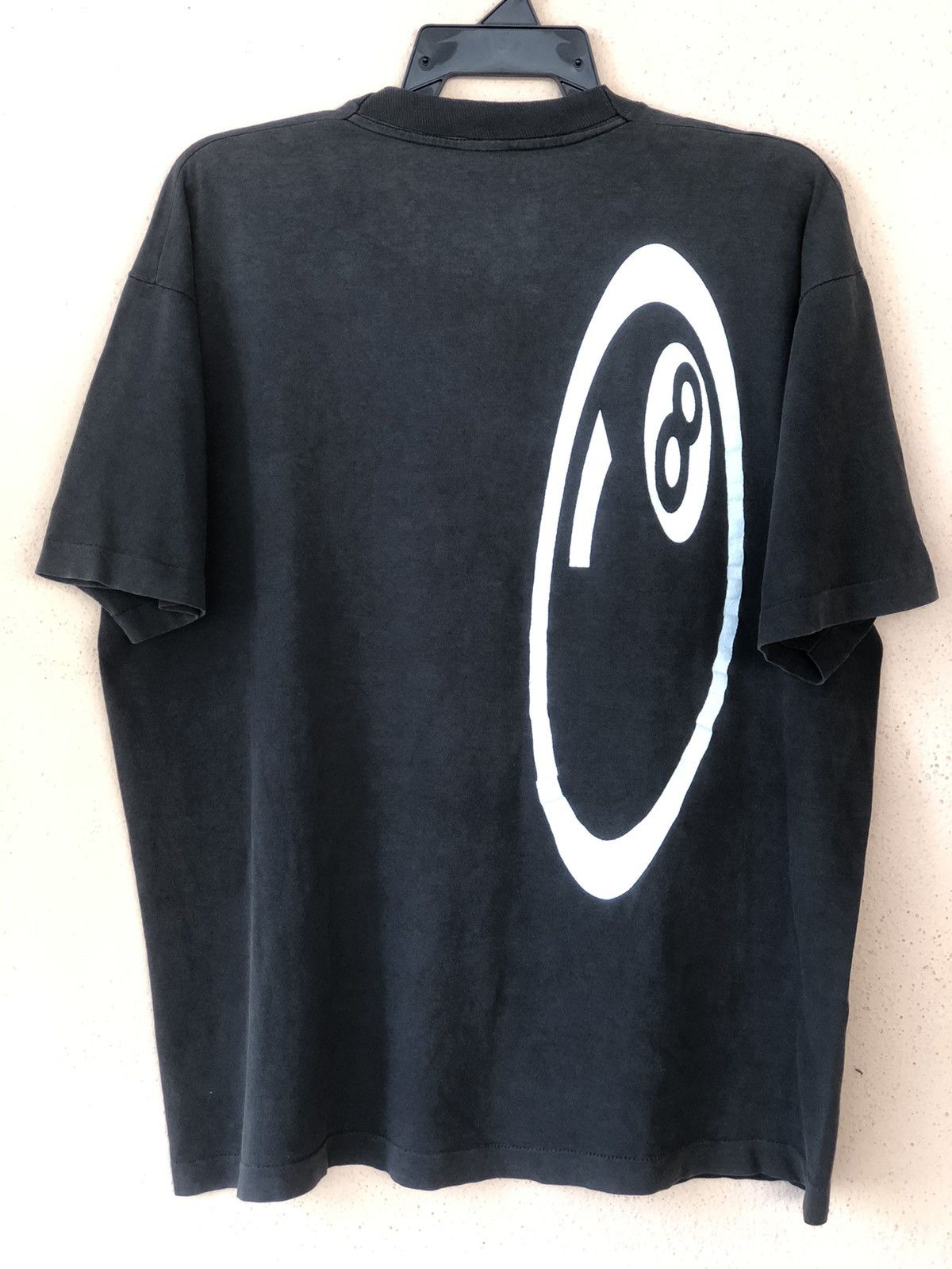 Vintage 90s Eightball Streetwear Black Tee Hoodie, Sweatshirt | FlexRushtees.com