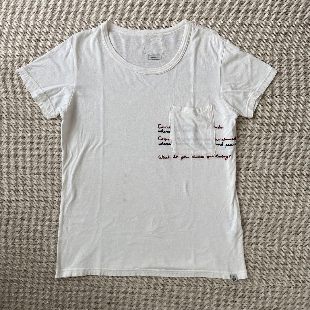 Visvim Embroidered Typography Pocket Tee