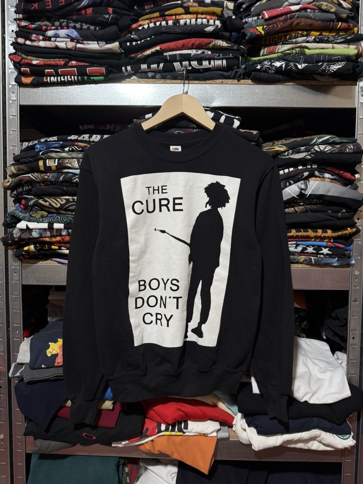 Band Tees Vintage 2000 S The Cure Boys Don T Cry Rock Band Sweatshirt Hoodie | FlexRushtees.com