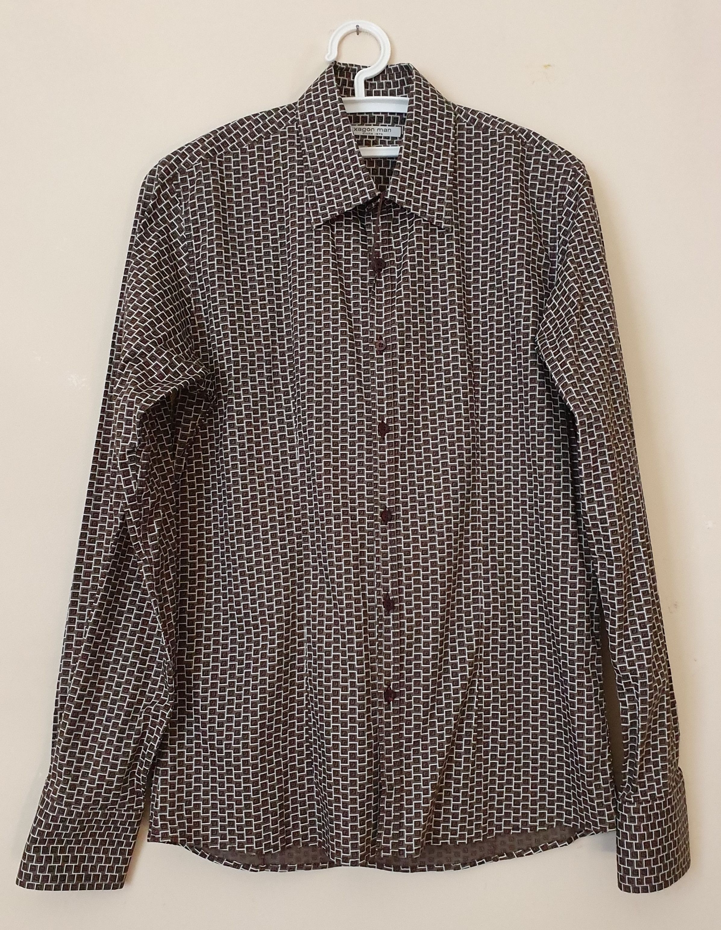 Man Xagon Man Brown Cotton Shirt Hoodie, Sweatshirt | FlexRushtees.com