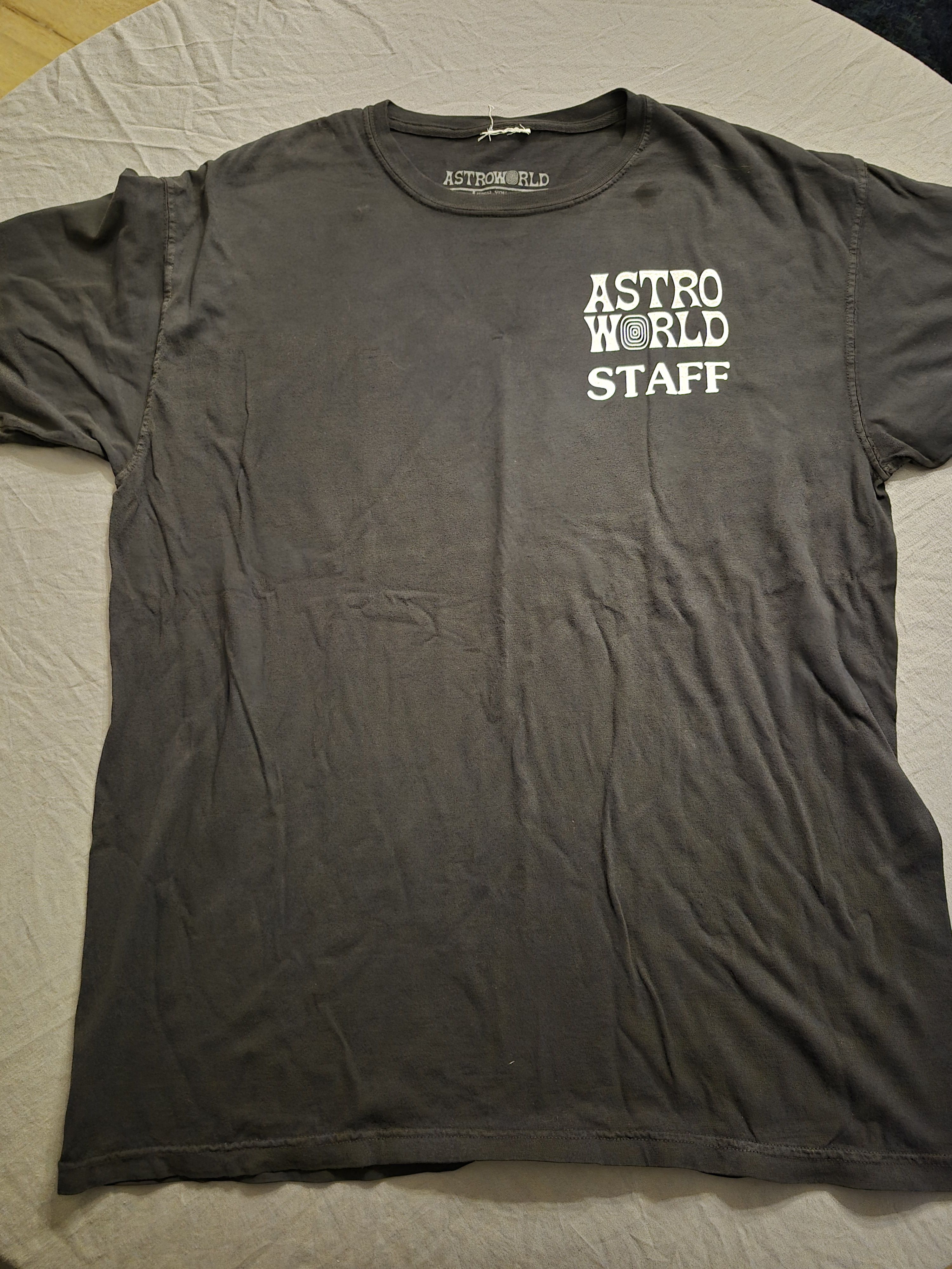 Scott Travis Scott Astroworld Staff Tour Tee Size Xl Hoodie, Sweatshirt | FlexRushtees.com