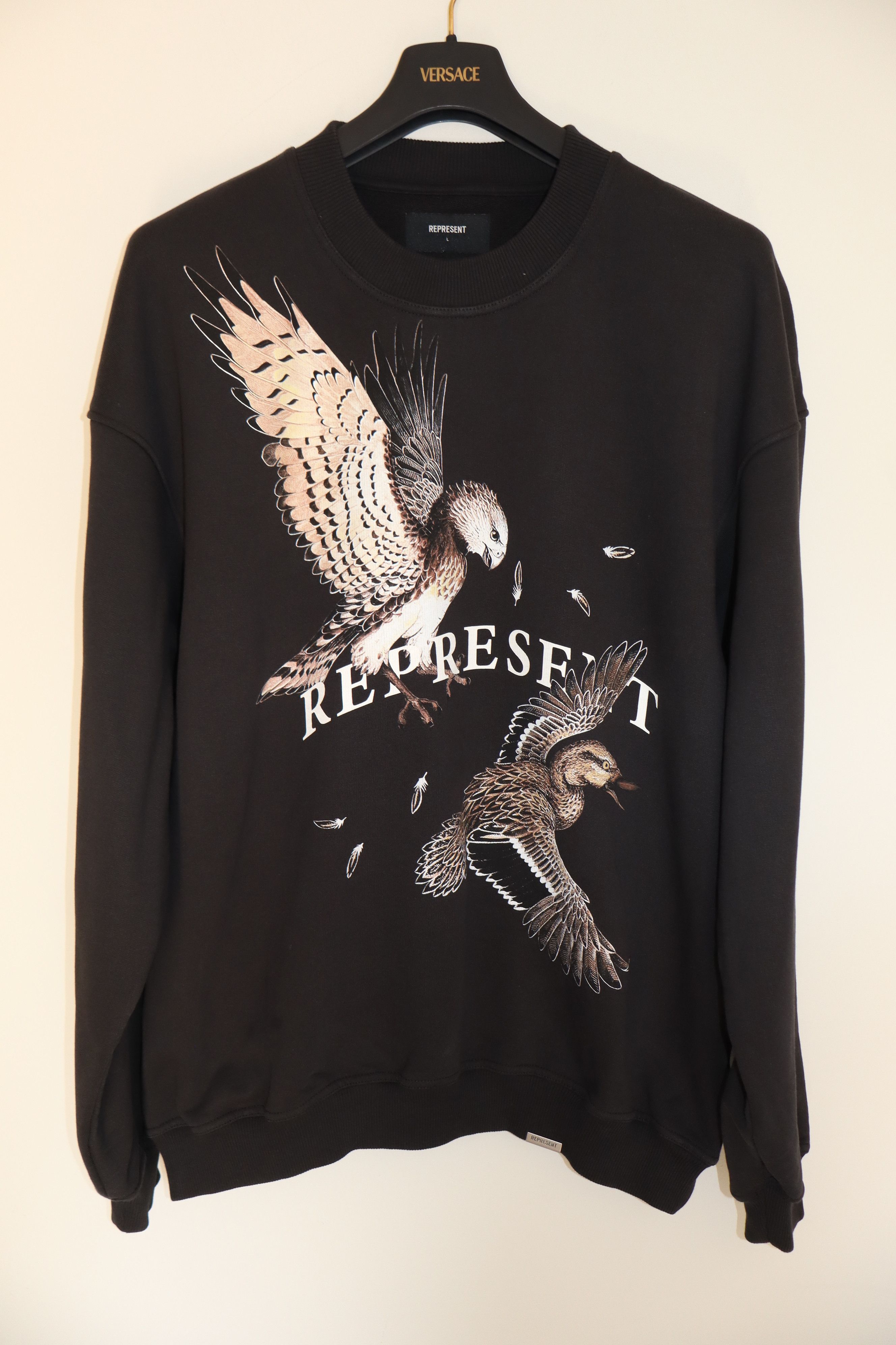 Represent Clo Eagle Print Sweatshirt