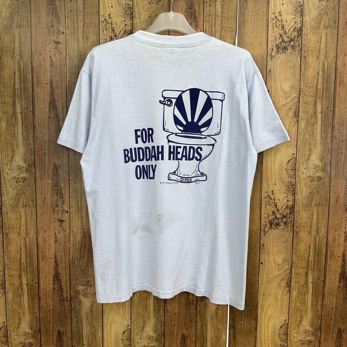 Vintage Hanes 70s For Buddah Head Only Shirt A790