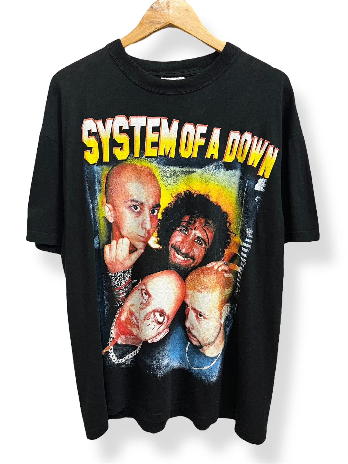 Vintage 2002 System Of A Down Toxicity Shirt Xl Hoodie, Sweatshirt | FlexRushtees.com