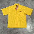 Vintage Alien Yellow Oversize Shirt Y2k