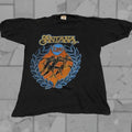Doublet Vintage Carlos Santana T Shirt 70s Concert Band Short Sleeve Small Black Cotton Men