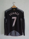 Warrior Liverpool Suarez Match Worn 2012 2013 Away Shirt Jersey