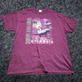Gildan Nasa I Was There Atlantis Rollover 2012 T Shirt Mens Xl Red Double Sided Graphic Tee