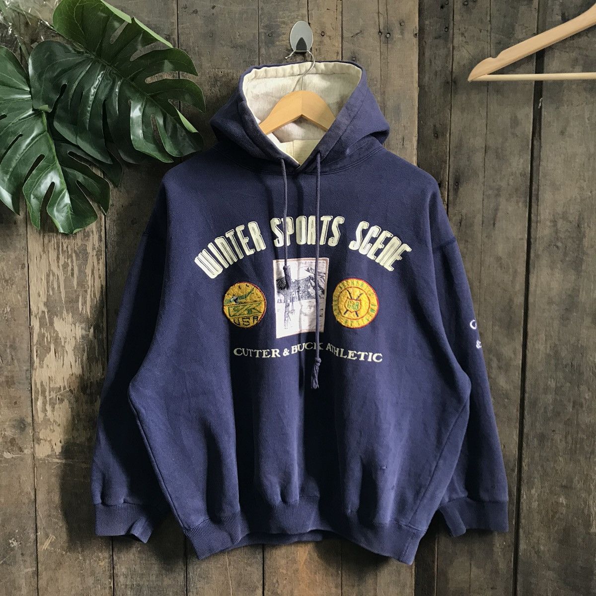 Vintage Cutter Buck Winter Sport Scene Crewneck T-Shirts, Hoodie, Sweatshirt | FlexRushtees.com