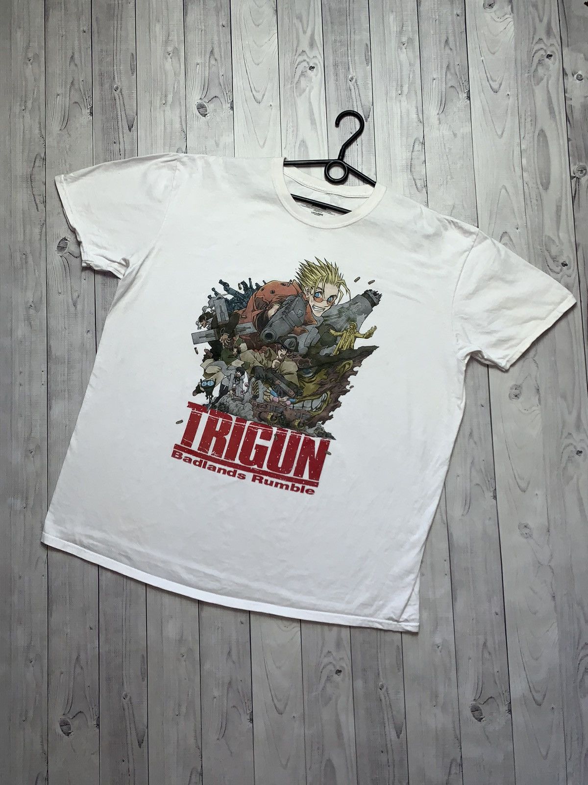 Vintage Trigun Tee Cartoon Big Logo Size Xxl