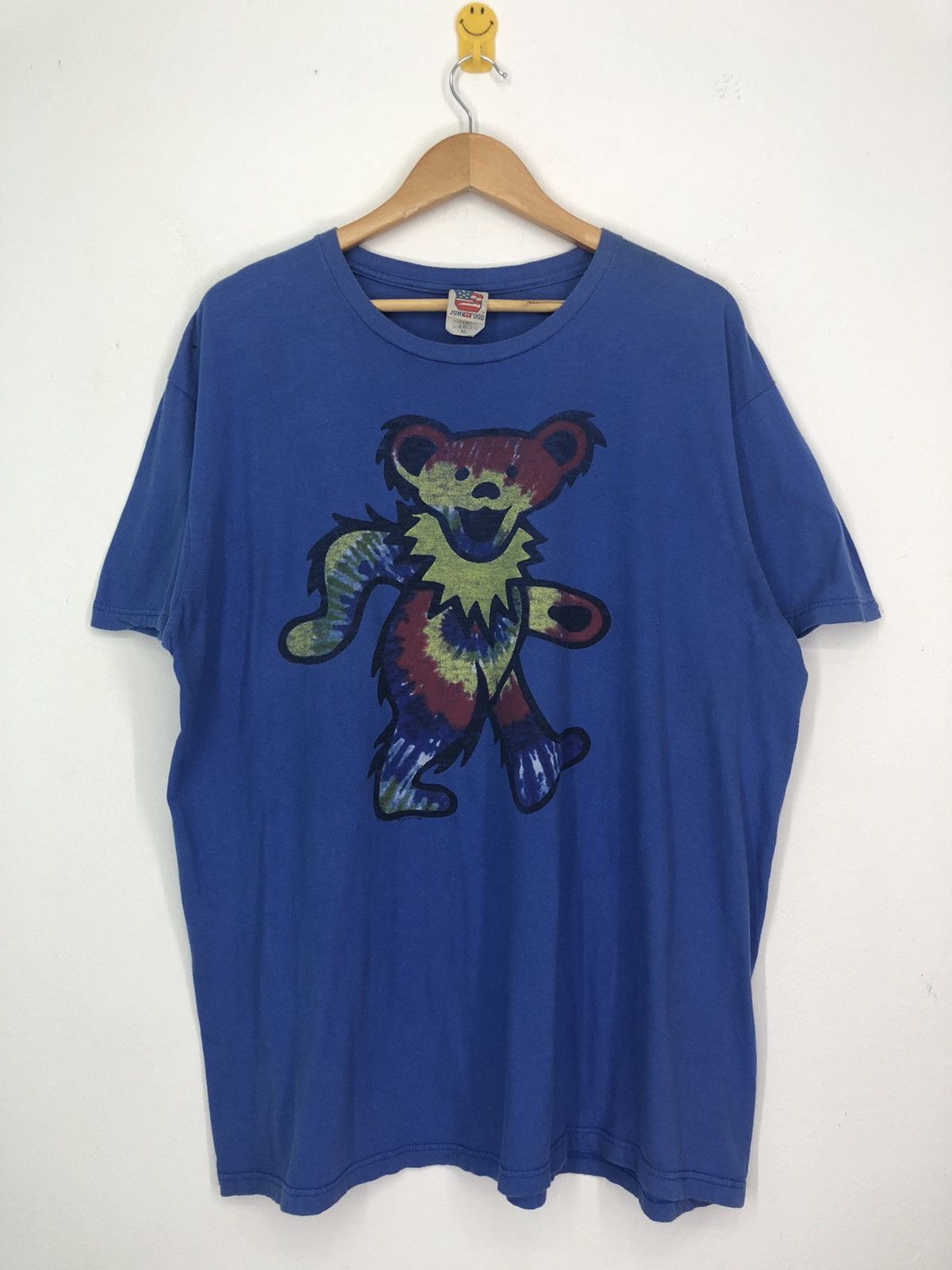 Junk Food X Vintage Vintage Grateful Dead Tee Big Bear Tye Dye Design Hoodie, Sweatshirt | FlexRushtees.com