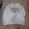 Studios Acne Studios Dirty Wash Vintage 1966 Slogan Long Sleeve Sh