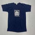 Other Vintage 70s Mercer Fonthill Museum Blue Graphic T Shirt Hoodie, Sweatshirt | FlexRushtees.com