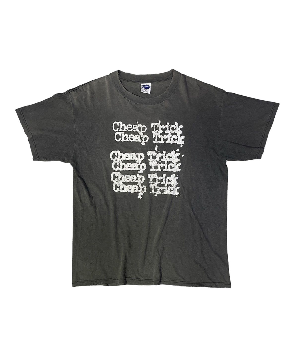 Very Rare Vintage Sunfaded Distressed Cheap Trick Band Tee Hoodie, Sweatshirt | FlexRushtees.com