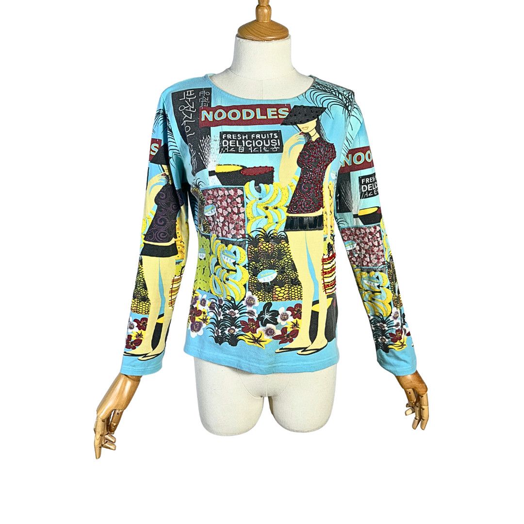 Barcelona Custo Barcelona Y2k Noodles Top