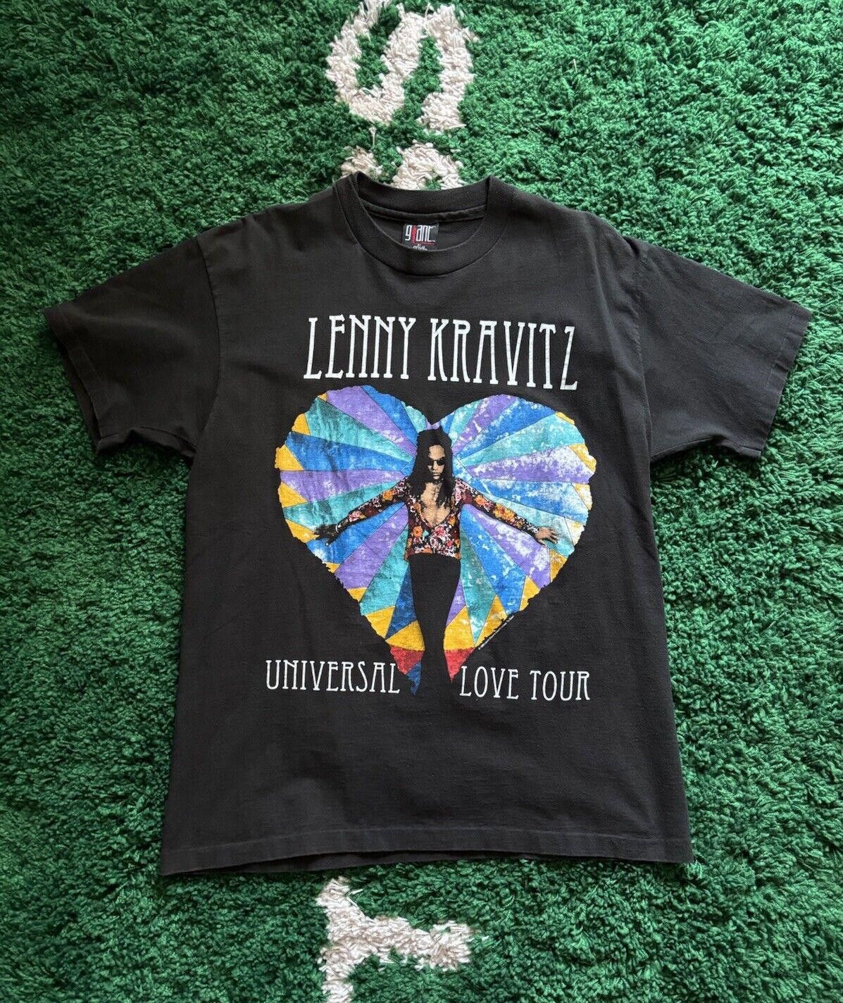 Giant Vintage 1993 Lenny Kravitz Universal Love Your T Shirt Xl Hoodie, Sweatshirt | FlexRushtees.com