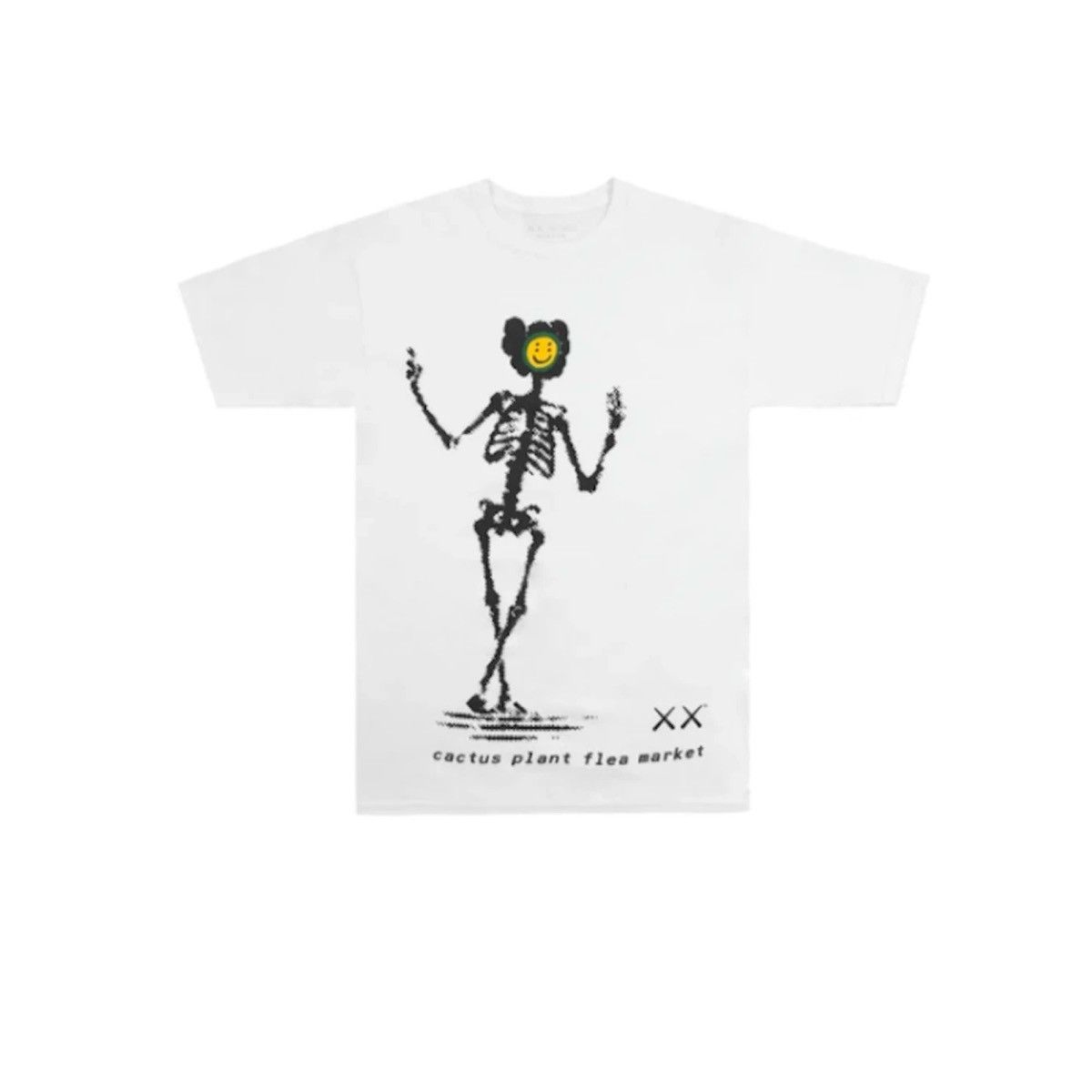 Kaws Cactus Plant Flea Market Kaws Skeleton Tee Hoodie, Sweatshirt | FlexRushtees.com