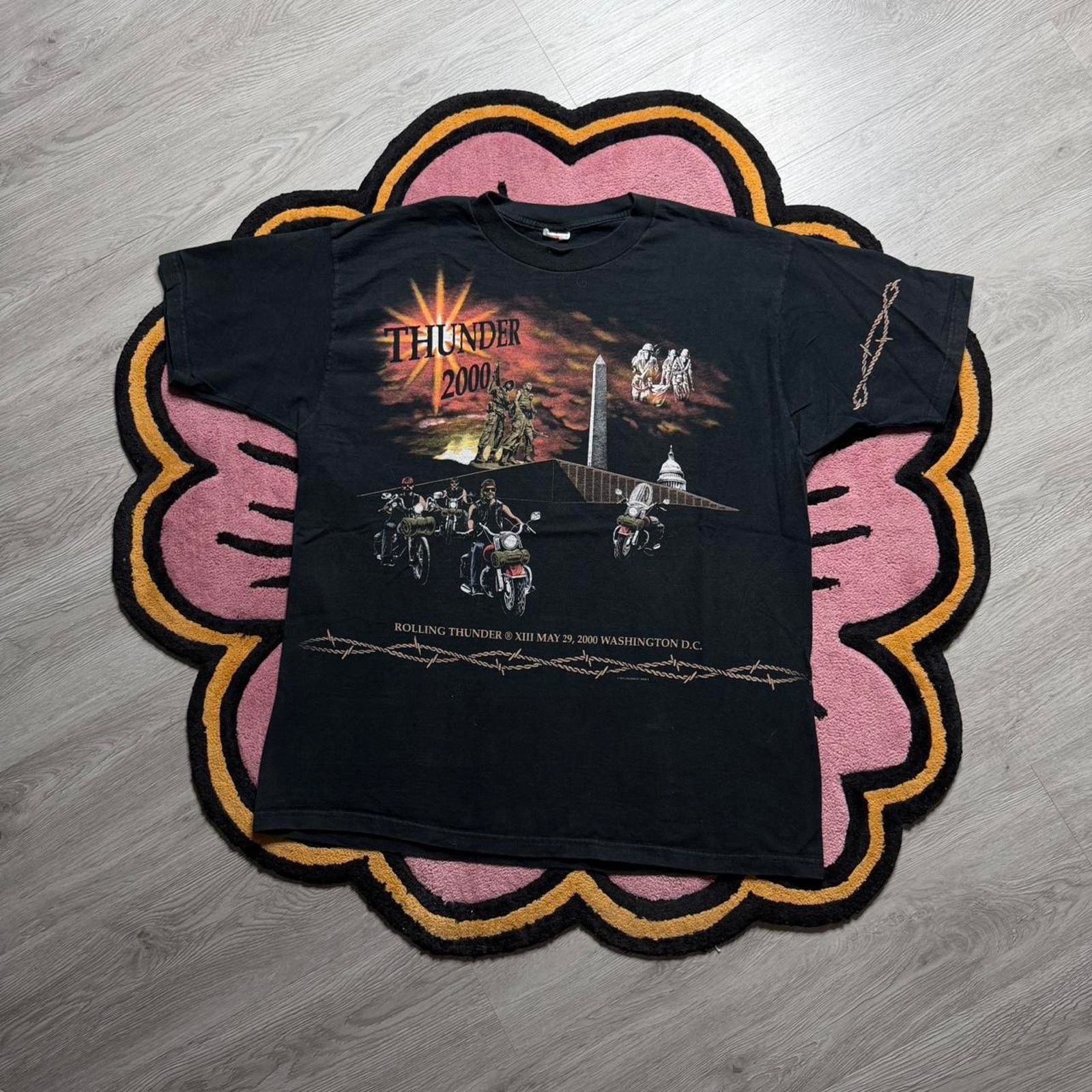 Vintage Rolling Thunder Brothers In The Wind Biker T Shirt Hoodie, Sweatshirt | FlexRushtees.com