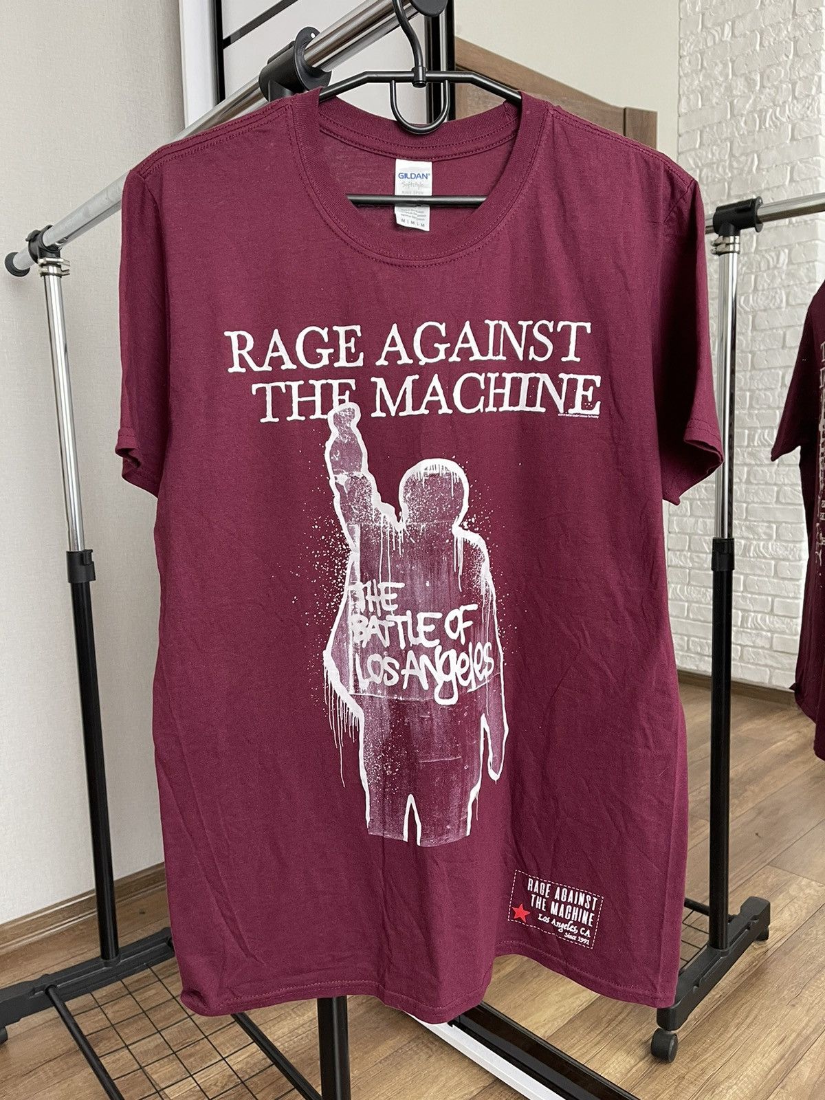 Band Tees Rage Against The Machine Vintage Battle Of La Tour Hoodie, Sweatshirt | FlexRushtees.com