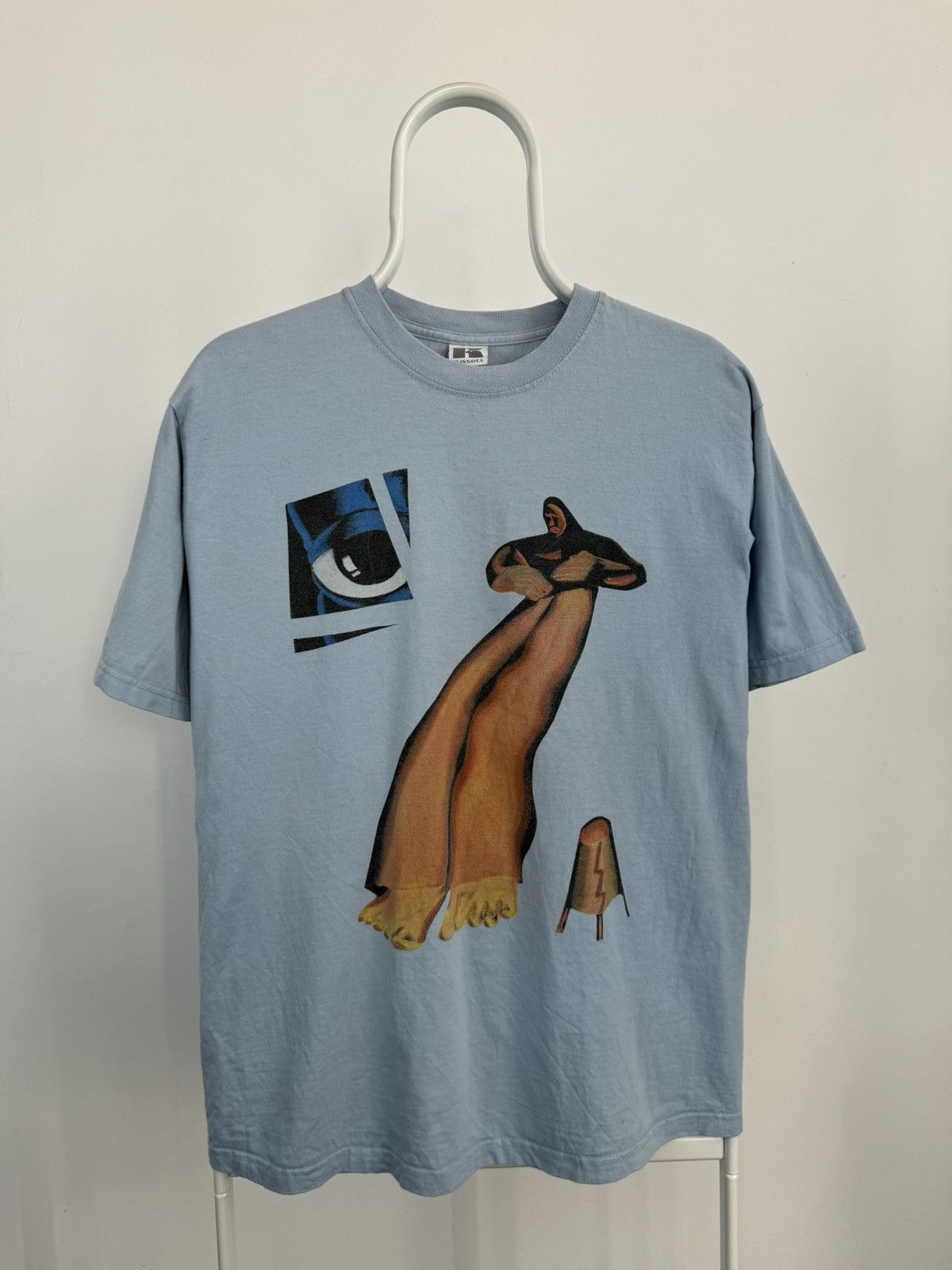 Vintage Avant Garde Big Logo Printed Tee Hoodie, Sweatshirt | FlexRushtees.com