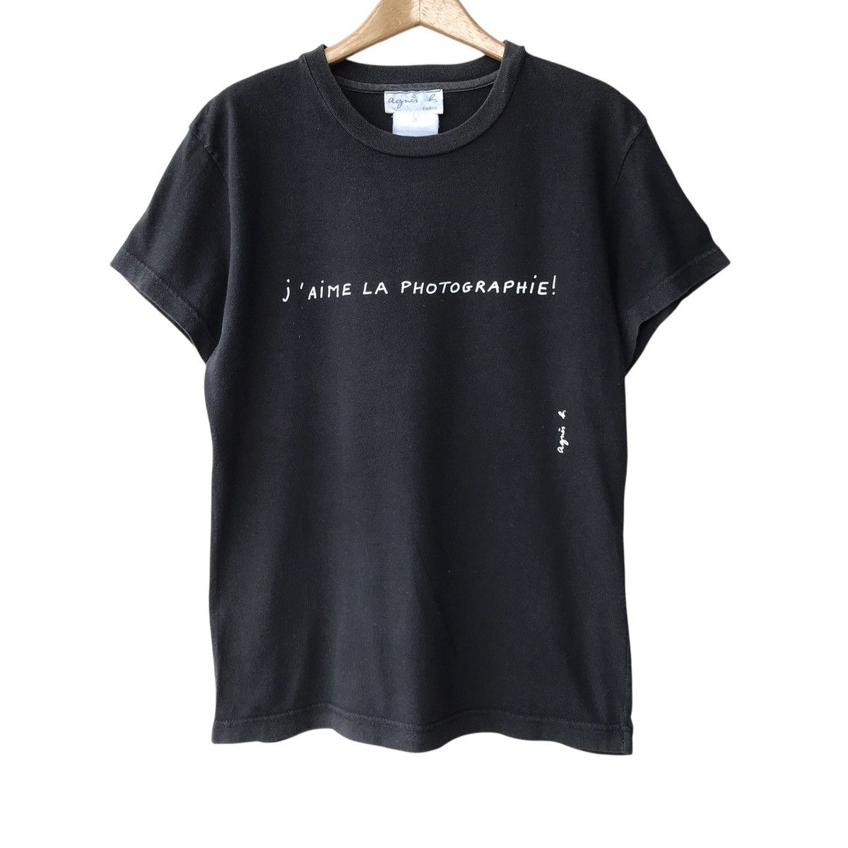 B Agnes B Paris Photographie Small Logo Girls Youth Tee Hoodie, Sweatshirt | FlexRushtees.com