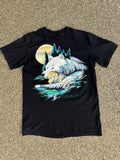 Vintage Wolf Habitat Tee Hoodie, Sweatshirt | FlexRushtees.com