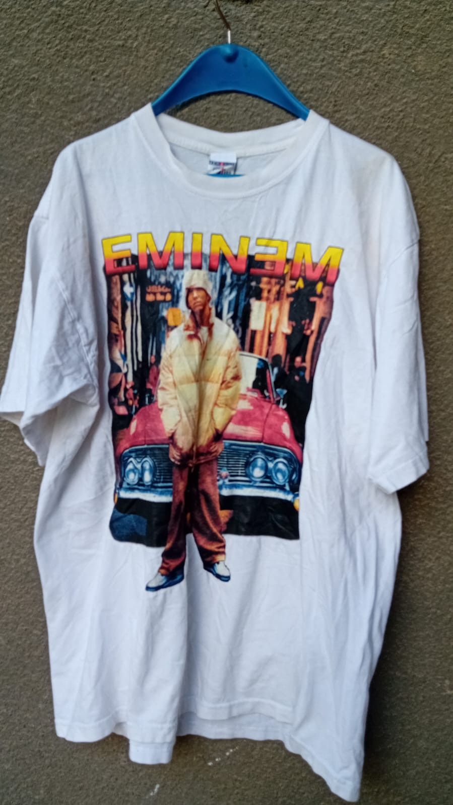 Jerzees X Vintage Eminem The Marshall Mathers Lp Vintage Rap T Shirt Jerzees L Hoodie, Sweatshirt | FlexRushtees.com